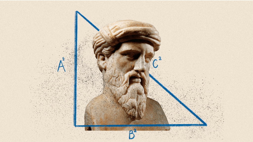 Pitágoras, um dos grandes matemáticas da Grécia antiga