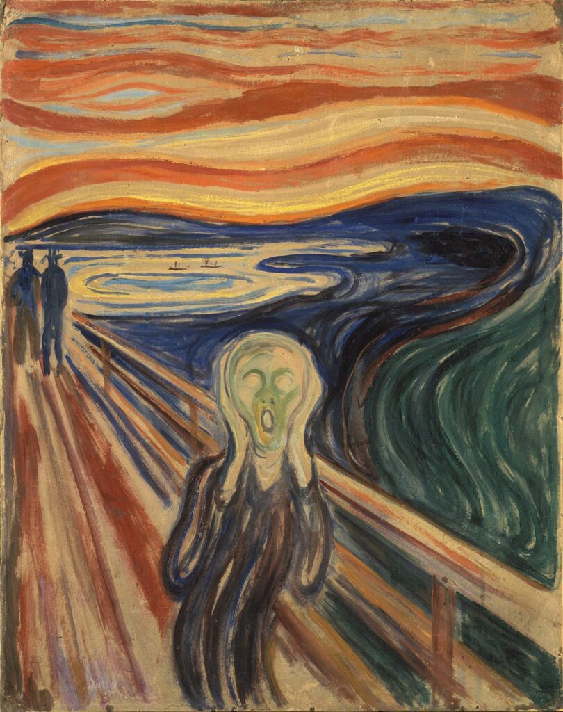 Obra de arte de Edvard Munch The Scream O Grito Skrik