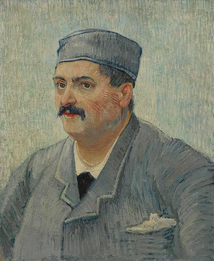 Portrait of Etienne-Lucien Martin, de Vincent Van Gogh