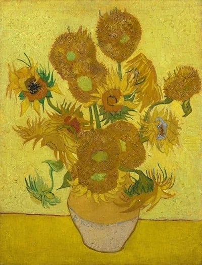 Girassóis (Tournesols), de Vincent Van Gogh, 1889