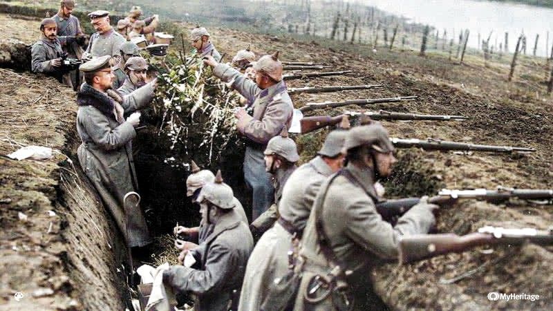 A vida nas trincheiras Segunda Guerra Mundial