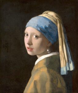 Obras de Arte Johannes Vermeer, Meisje met de parel, A mulher do brinco de pérola