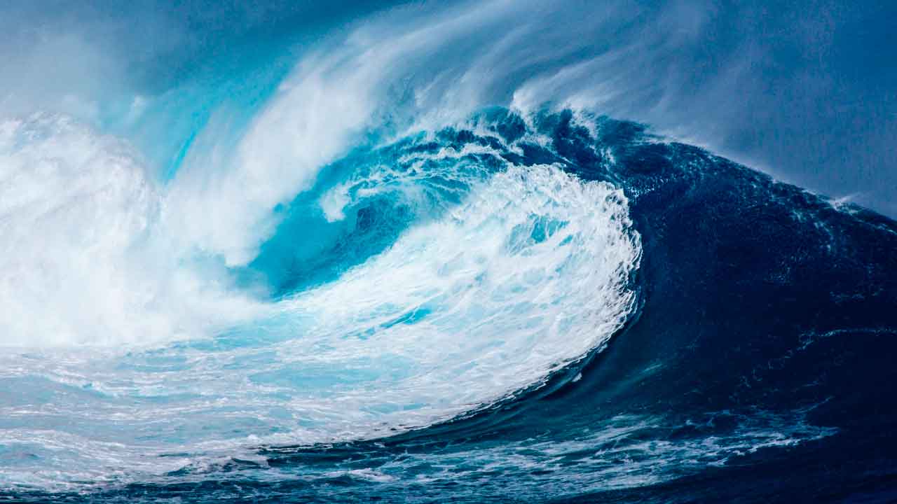 Quando eu fico deprimida a vida fica como revoltas água do mar